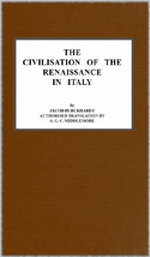 [Gutenberg 2074] • The Civilisation of the Renaissance in Italy